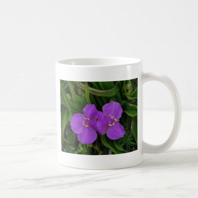 Wildflowers Fuchsia Spiderwort Hot Springs Gifts Coffee Mug (Right)