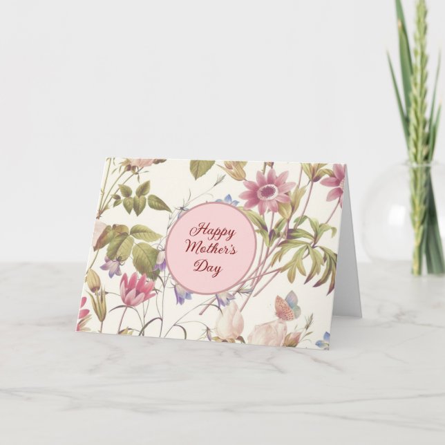 Wildflowers Garden Mother’s Day Card (Front)