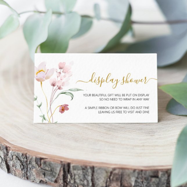 Wildflowers Gentle Display Shower Enclosure Card (Creator Uploaded)