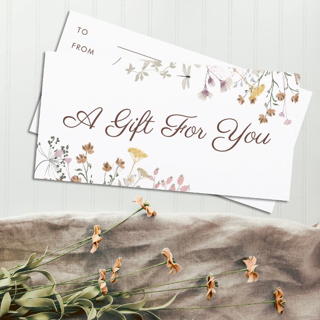 Wildflowers gift certificate (Creator Uploaded)