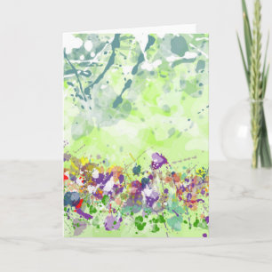 Wildflowers Greeting Card - Blank Inside