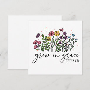 Wildflowers Growing In Grace Christian Gift