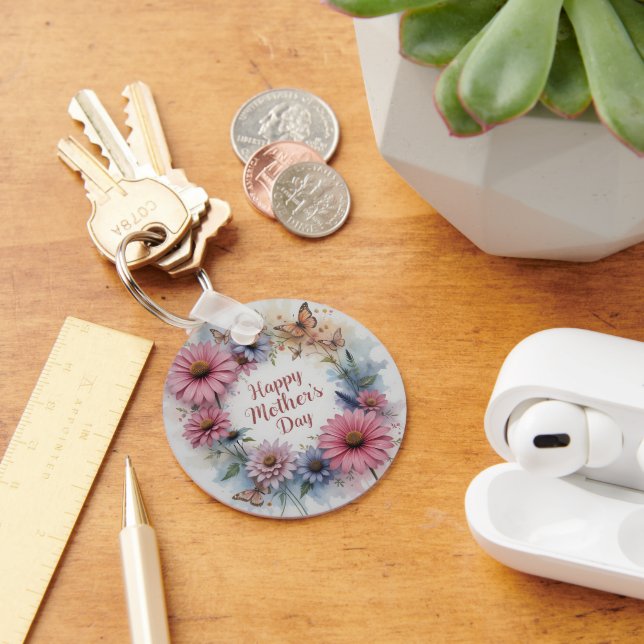 WildFlowers Happy Mother's Day Key Ring (Desk)