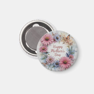WildFlowers Happy Mother's Day Magnet