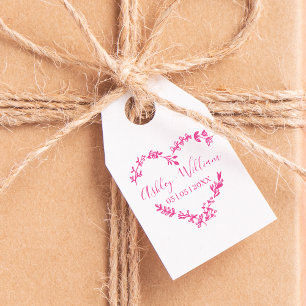 Wildflowers Heart Design forma Wedding Self-inking Stamp