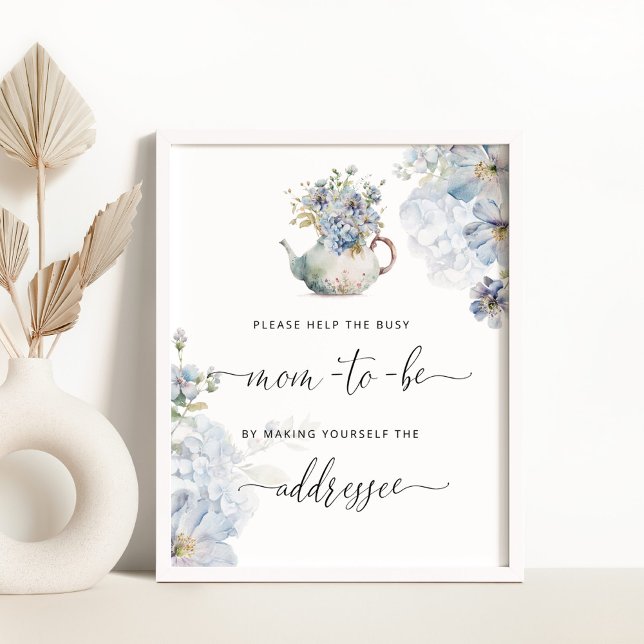 Wildflowers Help the Busy Mum Address an Envelope  Poster (Creator Uploaded)
