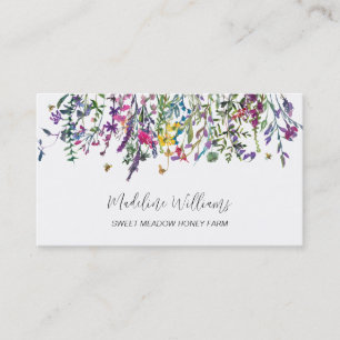 Wildflowers Honey Farm  Business Card
