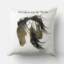 Wildflowers & Horses DreamCatching Art by Bihrle T
