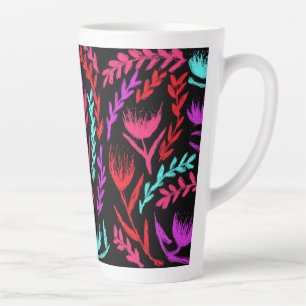 Wildflowers in Colours that POP!  Latte Mug