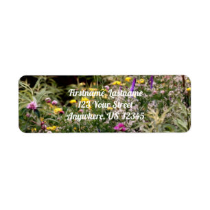 Wildflowers In Field Photo Oil Painting Address