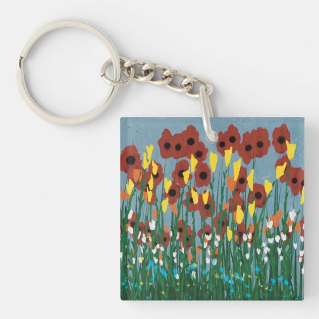 Wildflowers Key Ring (Front)