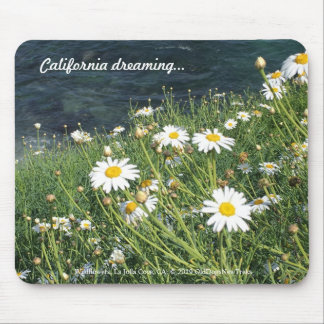 Wildflowers, La Jolla Cove, California Mouse Mat