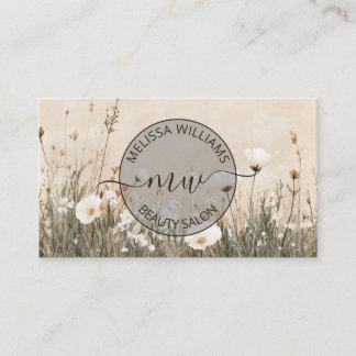 Wildflowers Logo Business Card