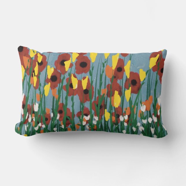 Wildflowers Lumbar Cushion (Front)