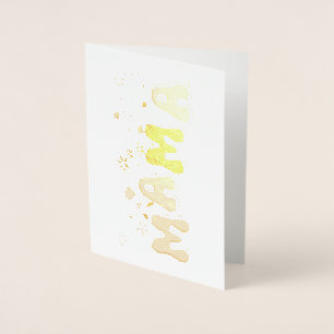 Wildflowers Mama Mother's day Foil Card