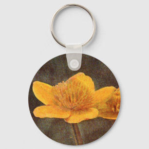 Wildflowers: Marsh Marigold Key Ring