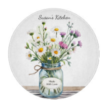 Wildflowers Mason Jar