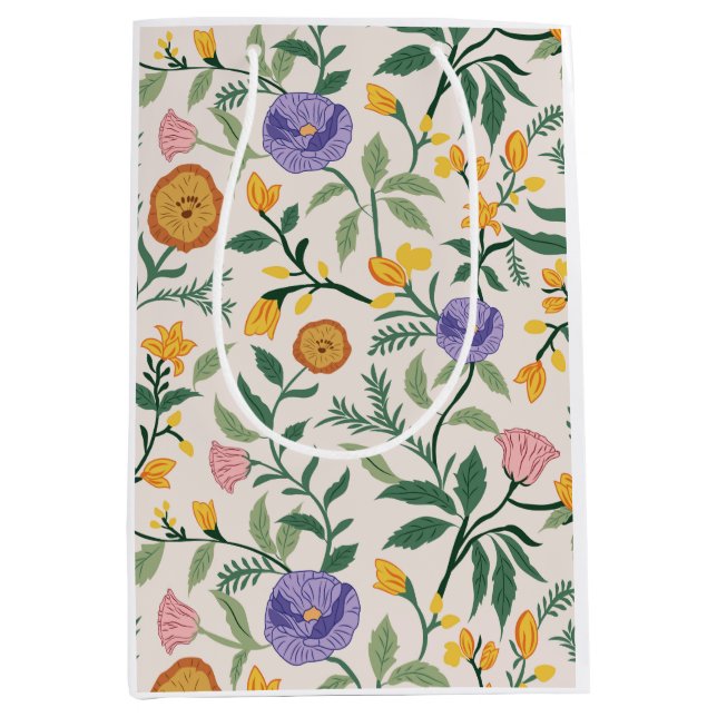 Wildflowers Medium Gift Bag (Front)
