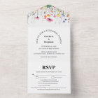 Wildflowers Menu Choice Rehearsal Dinner
