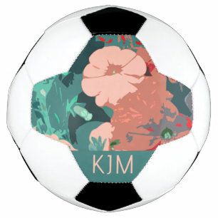 Wildflowers Monograms Floral Girls Team Gift Favou Football