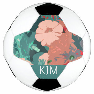 Wildflowers Monograms Floral Wedding Birthday Gift Football