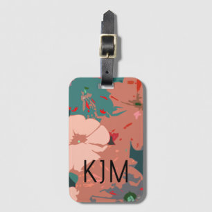 Wildflowers Monograms Floral Weddings Gift Favour  Luggage Tag