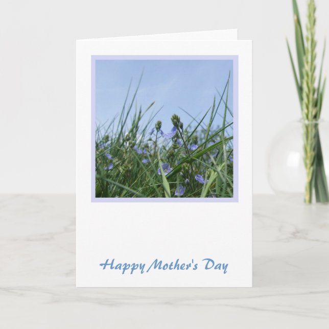 Wildflowers Mothers Day Card (Front)