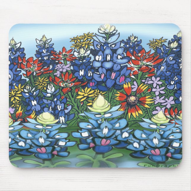 Wildflowers Mouse Mat (Front)