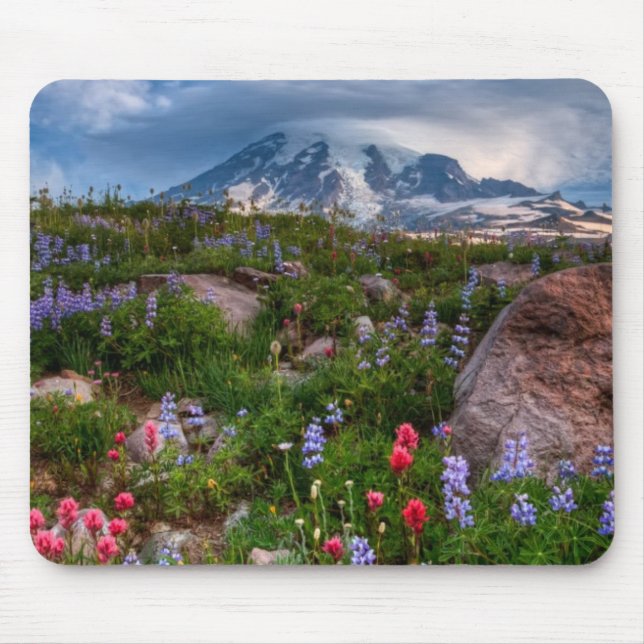Wildflowers Mouse Mat (Front)