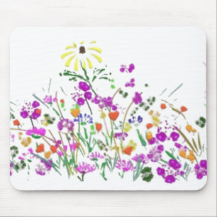 Wildflowers Mouse Mat