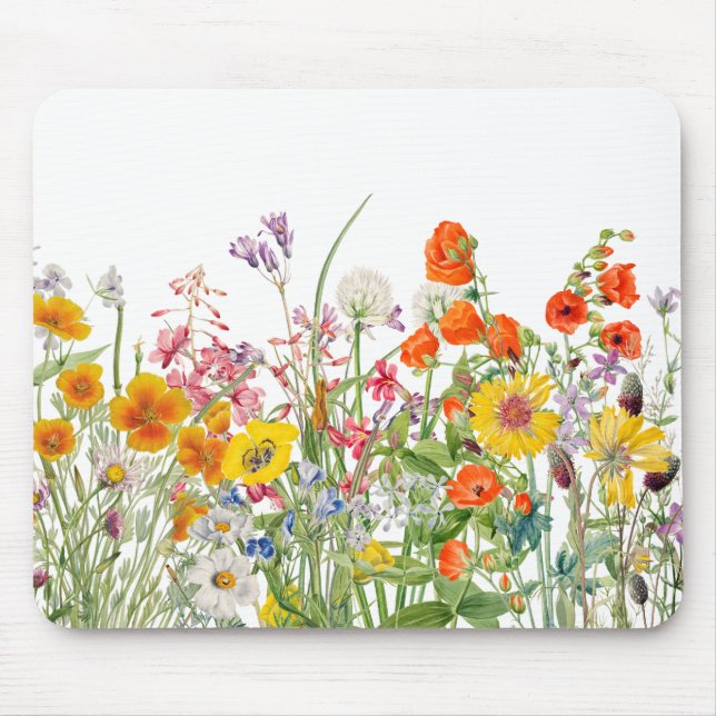 Wildflowers   mouse mat (Front)