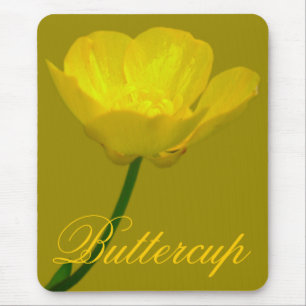 Wildflowers Mousepad  Buttercup Computer Gifts