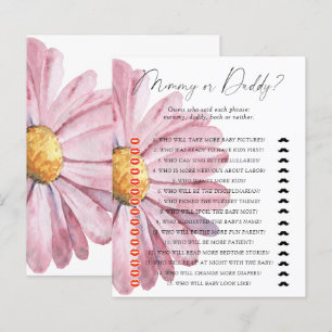 Wildflowers mummy or daddy baby shower game