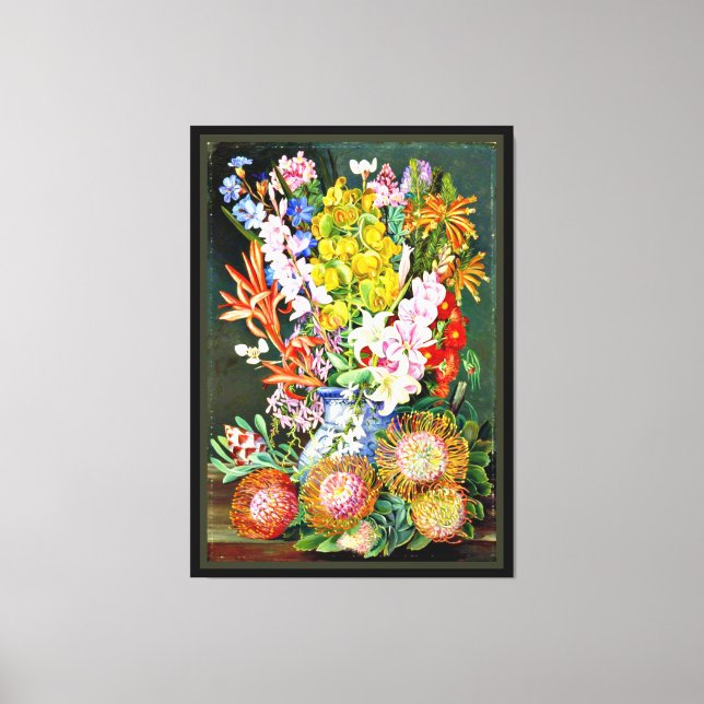 Wildflowers of Ceres, South Africa Canvas Print (Front)