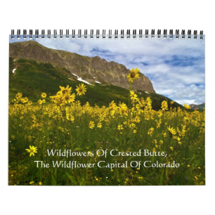 Wildflowers Of Crested Butte Calendar