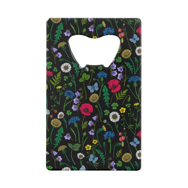 Wildflowers on black (Front)