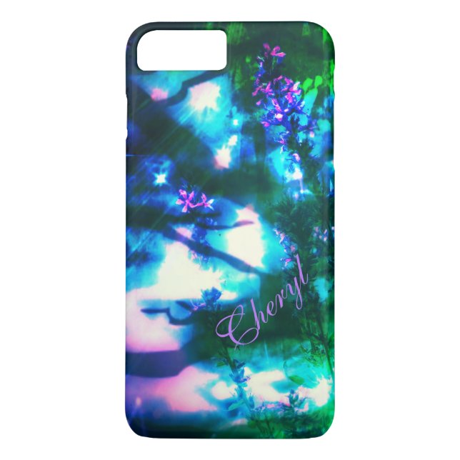 Wildflowers Oriental Goth iPhone 7 case (Back)