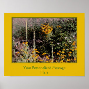 Wildflowers Painting Create Your Own Poster