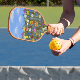 Wildflowers Personalized Pickleball Paddle