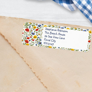 Wildflowers Pretty Floral Design Colorful Custom