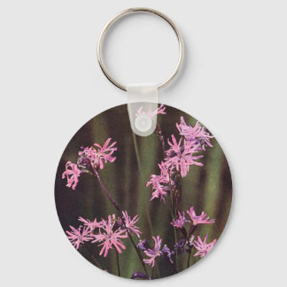 Wildflowers: Ragged Robin Key Ring