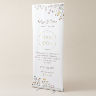 Wildflowers retractable banner