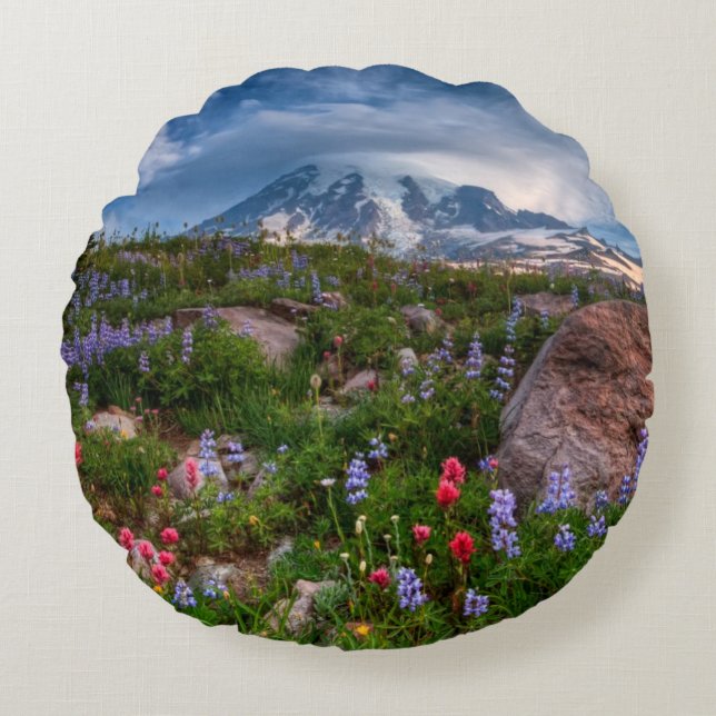 Wildflowers Round Cushion (Front)
