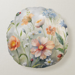 Wildflowers Round Cushion