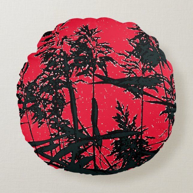 WILDFLOWERS ROUND CUSHION (Front)