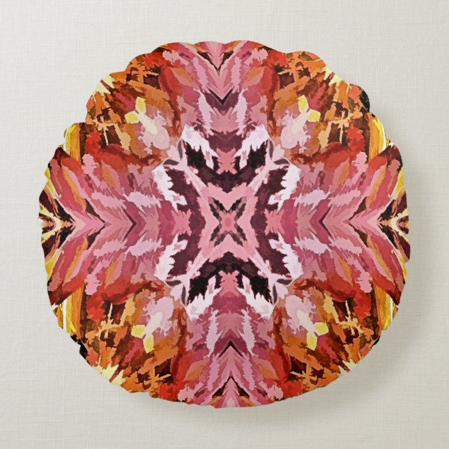 WILDFLOWERS ROUND CUSHION (Front)
