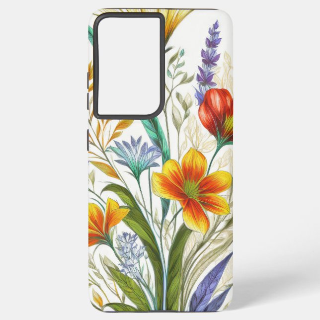 Wildflowers Samsung Galaxy S21 Ultra Case (Back)