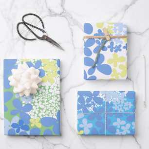 Wildflowers Seamless pattern. Wrapping Paper Sheet