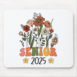 Wildflowers Senior 2025 Cl Of 2025 Senior Graduati Mouse Mat