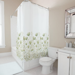 Wildflowers shower curtain